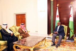 djibouti/arabie saoudite: le chef de l etat reçoit un émissaire du roi salman ibn abdoulaziz