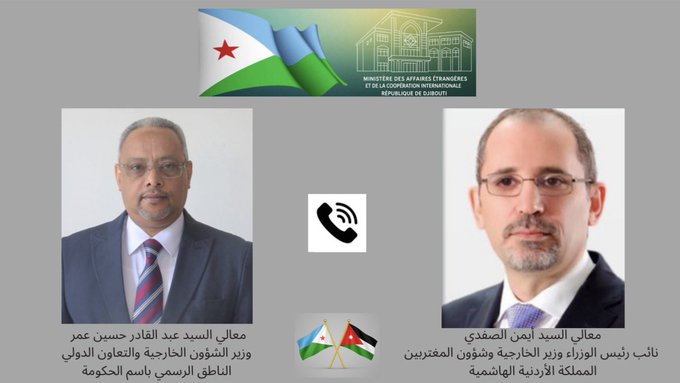 Entretien téléphonique MAE Djibouti /Jordanie