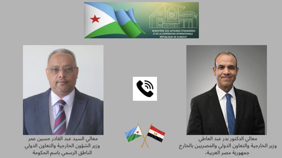 Appel téléphonique MAE Djibouti/ Egypte