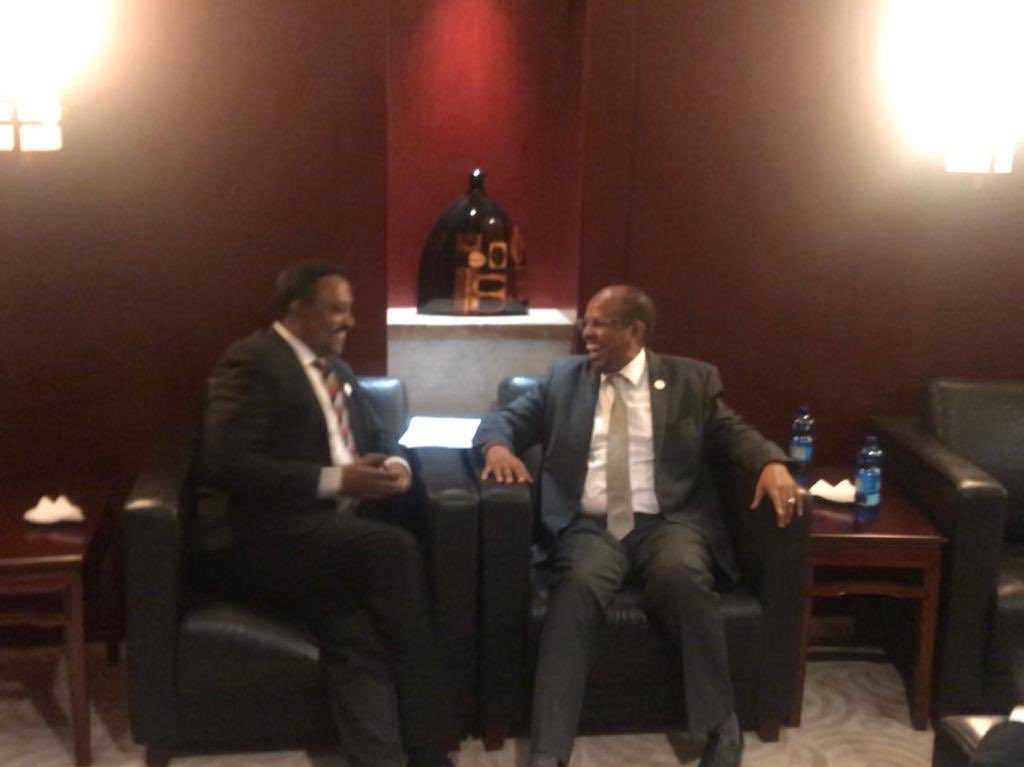 le chef de la diplomatie rencontre son homologue ethiopien