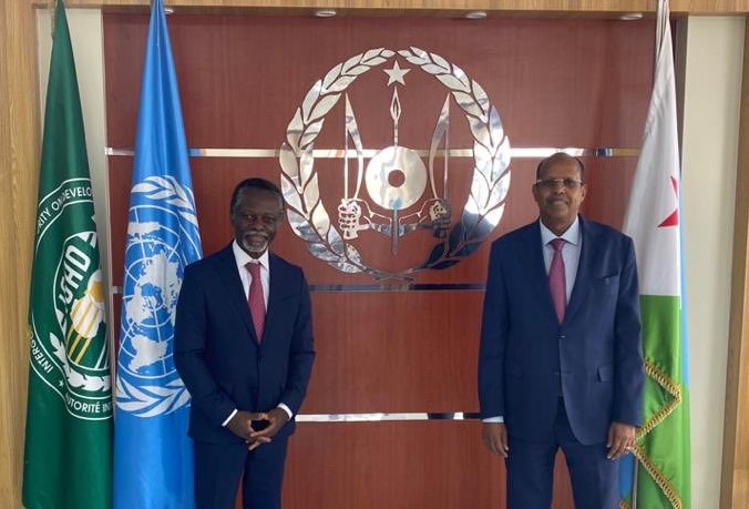 Le chef de la diplomatie djiboutienne reçoit l'envoyé spécial du secrétaire général de l'ONU pour la Corne de l'Afrique