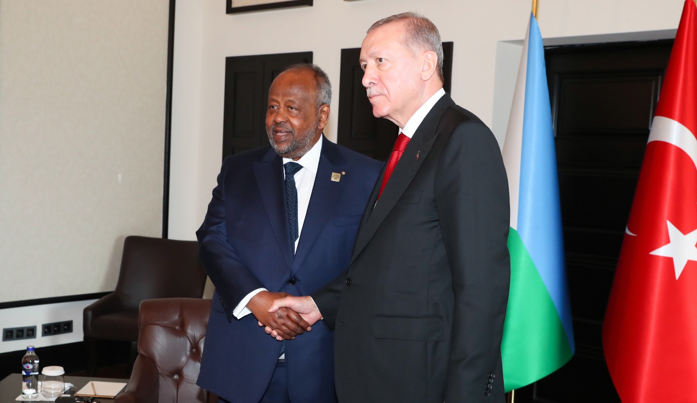 Rencontre et entretien bilatéral entre le Président Guelleh et son homologue turc