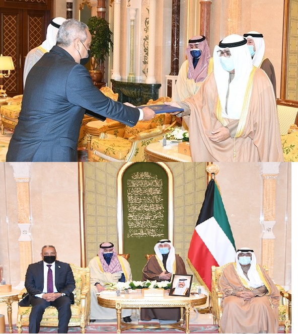 PRESENTATION DES LETTRES DE CREANCE AMBASSADEUR DE DJIBOUTI AU KOWEIT