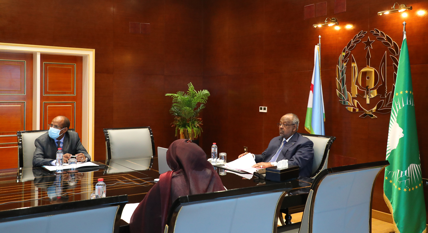 Le président Guelleh prend part à un sommet du Conseil de Paix et de Sécurité de l’Union africaine