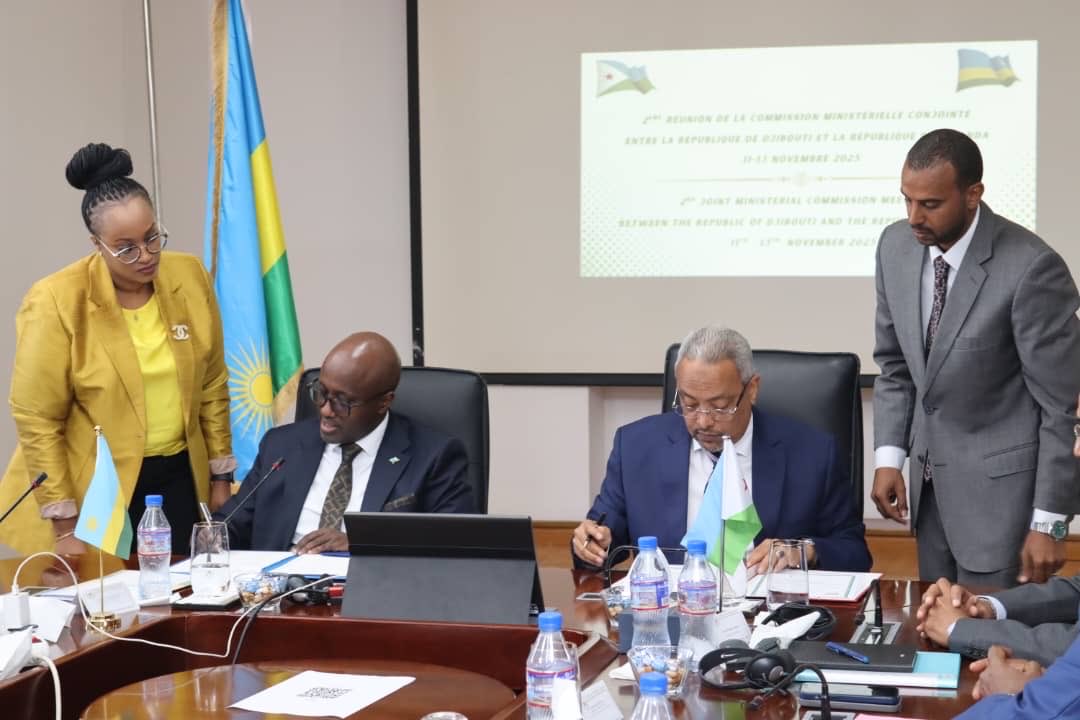 Tenue de la 2ème commission mixte ministérielle djibouto-rwandais, plusieurs accords de coopération signés
