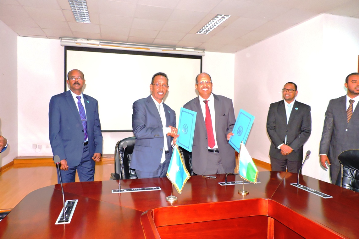 le ministre somalien des affaires étrangères reçu par son homologue Djiboutien.