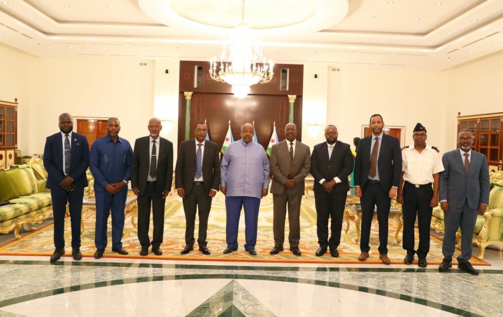 Le Président Guelleh en conférence avec les dirigeants de l'IGAD sur le Soudan du Sud