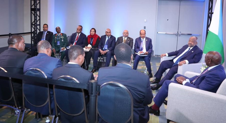 US Africa business forum : Le Président Guelleh rencontre son homologue kenyan, William Ruto