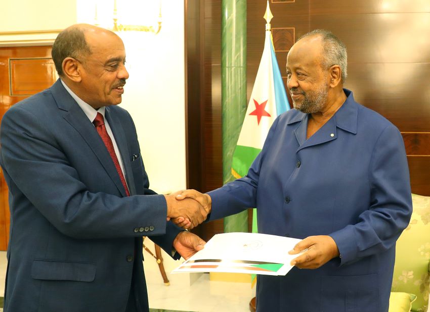 Le Président Guelleh reçoit le chef de la diplomatie soudanaise