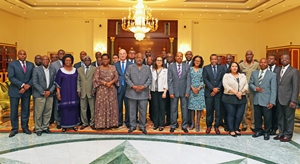 Le Chef de l’Etat reçoit le Président de la Mission d’Observation de l’Union africaine aux législatives du 23 février 2018