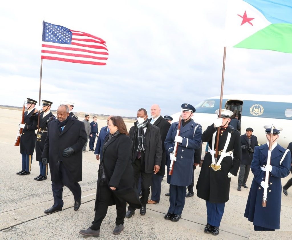 Le Président Guelleh à Washington pour le sommet Etats-Unis-Afrique