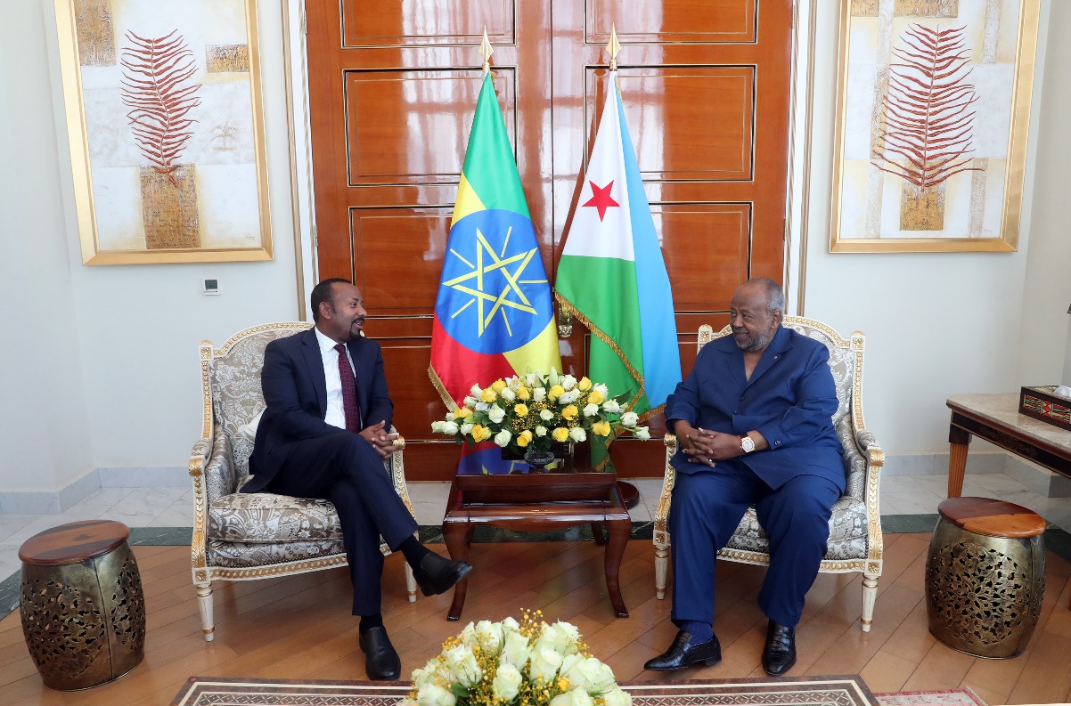 Visite du Premier Ministre éthiopien Abiy Ahmed à Djibouti : entretien bilatéral au sommet avec le Président Guelleh
