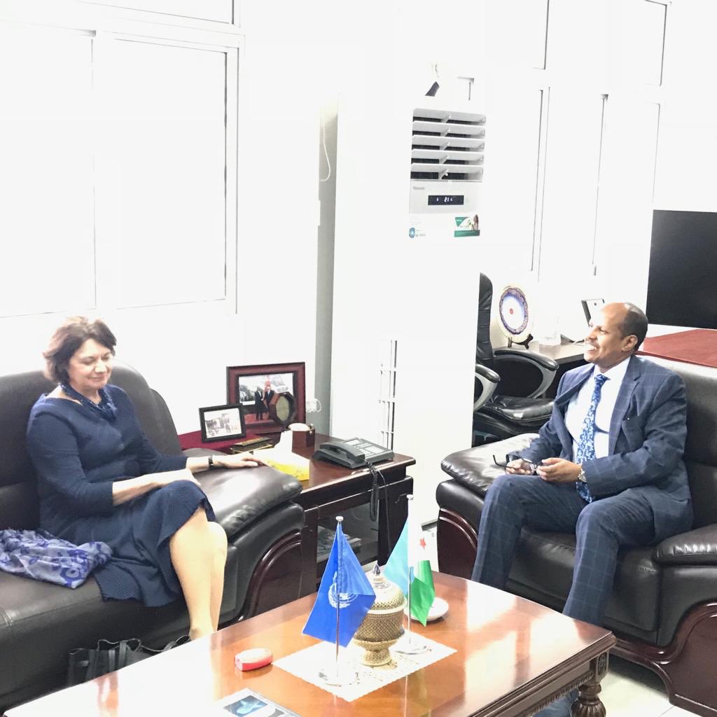 le chef diplomatie accorde un entretien a la secrétaire générale adjointe des nations unies