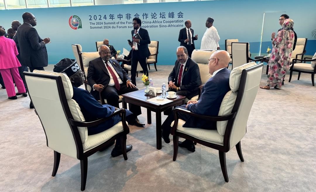 FOCAC : Le président Guelleh s’entretient avec plusieurs chefs d’Etat, dont son homologue somalien