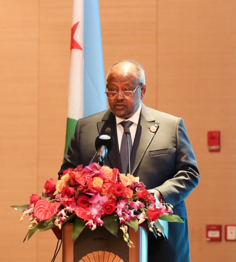« Djibouti, positionné stratégiquement au carrefour de l'Europe, de l'Asie et de l'Afrique, a embrassé son destin avec détermination et clairvoyance », affirme le chef de l’Etat