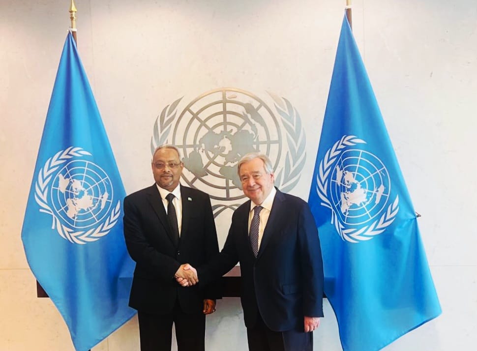 NATIONS UNIES – Le chef de la diplomatie djiboutienne reçu par António Guterres à New York