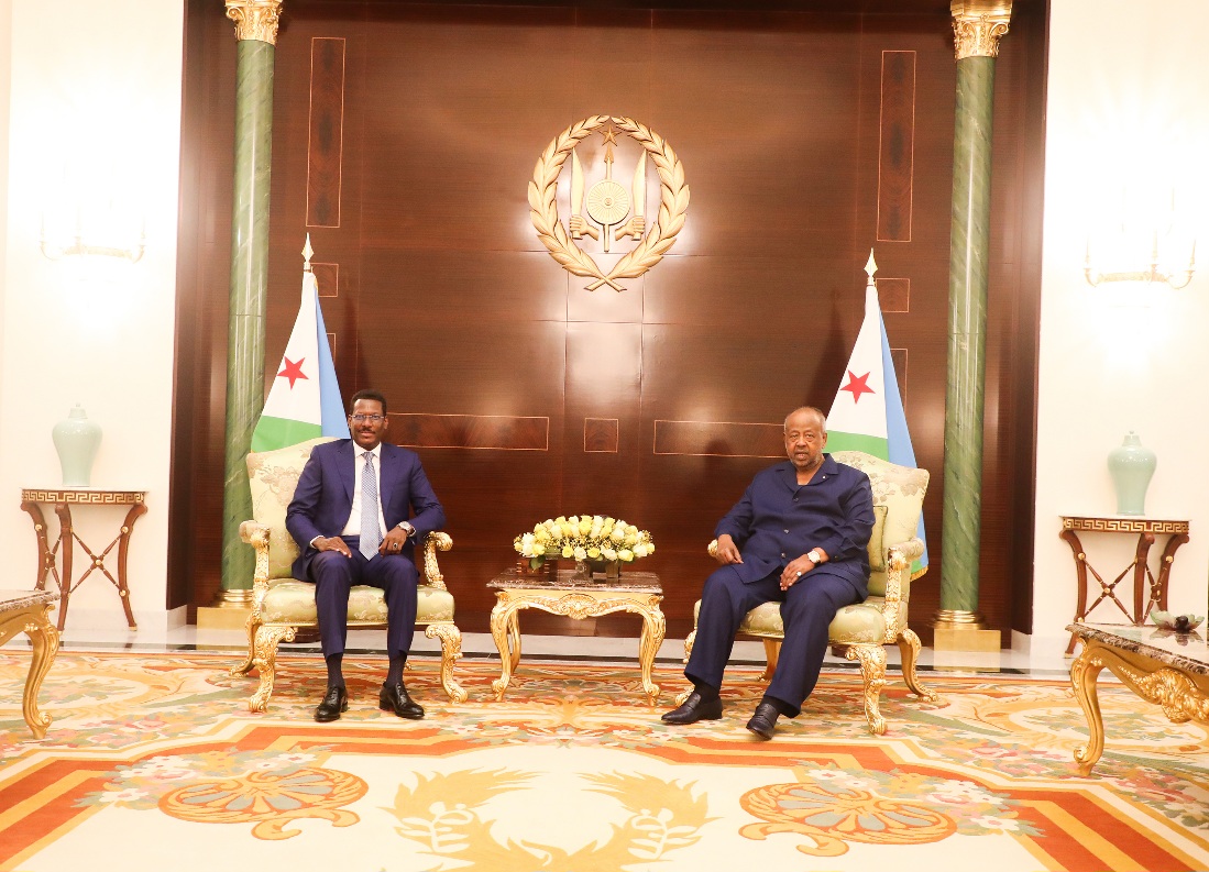 Le Chef de l’Etat reçoit le Président de la région somalienne de Galmudug