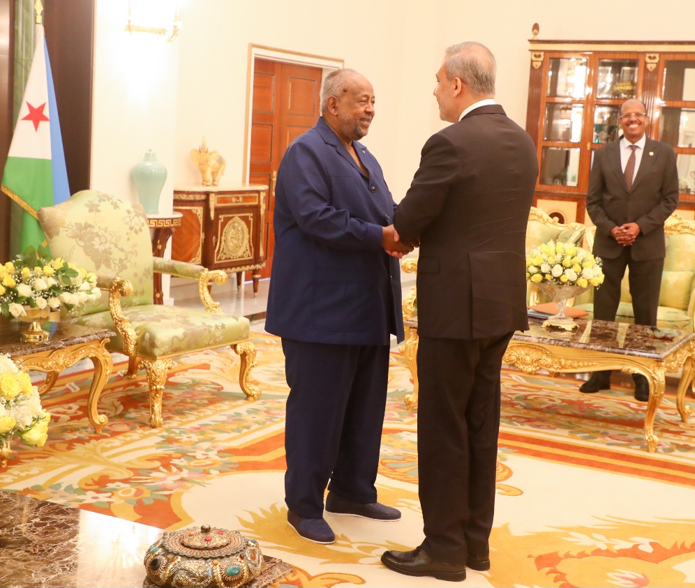Le Président Guelleh reçoit le Ministre turc des Affaires étrangères