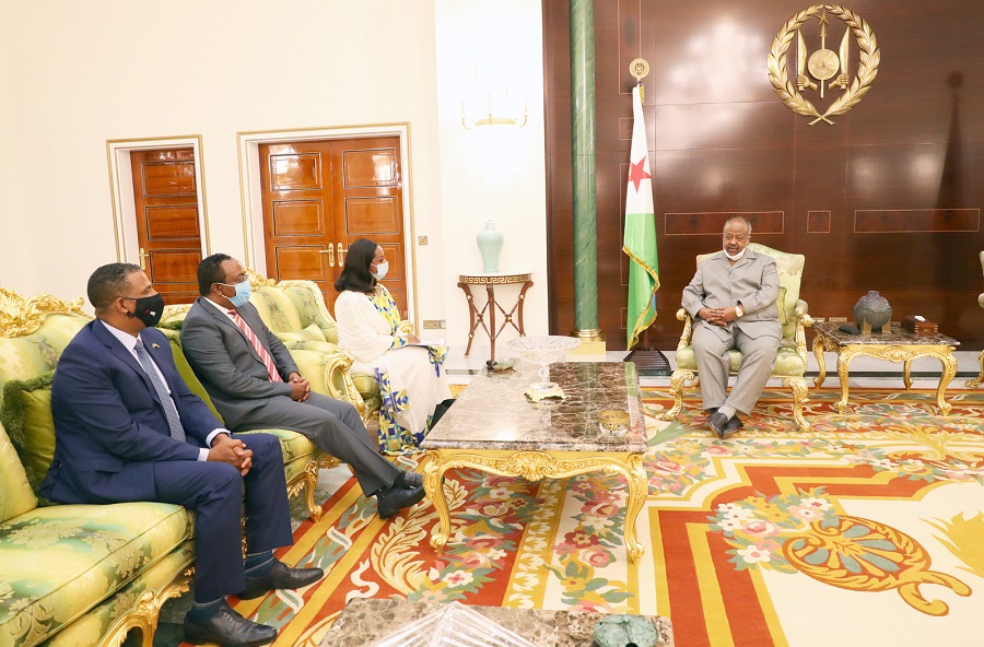 Le chef de l’Etat reçoit une délégation éthiopienne de haut niveau