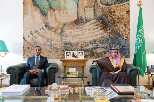 Le doyen du corps diplomatique, ambassadeur de Djibouti, reçu à Ryad par le vice-ministre saoudien des Affaires étrangères