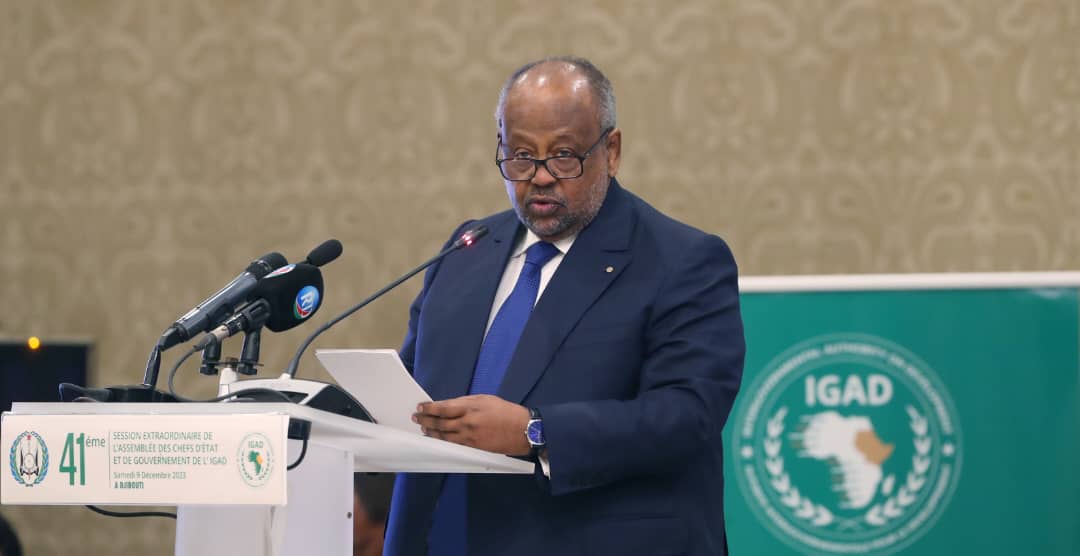 Sommet extraordinaire de l’IGAD : Le Président Guelleh appelle à un cessez-le-feu immédiat au Soudan