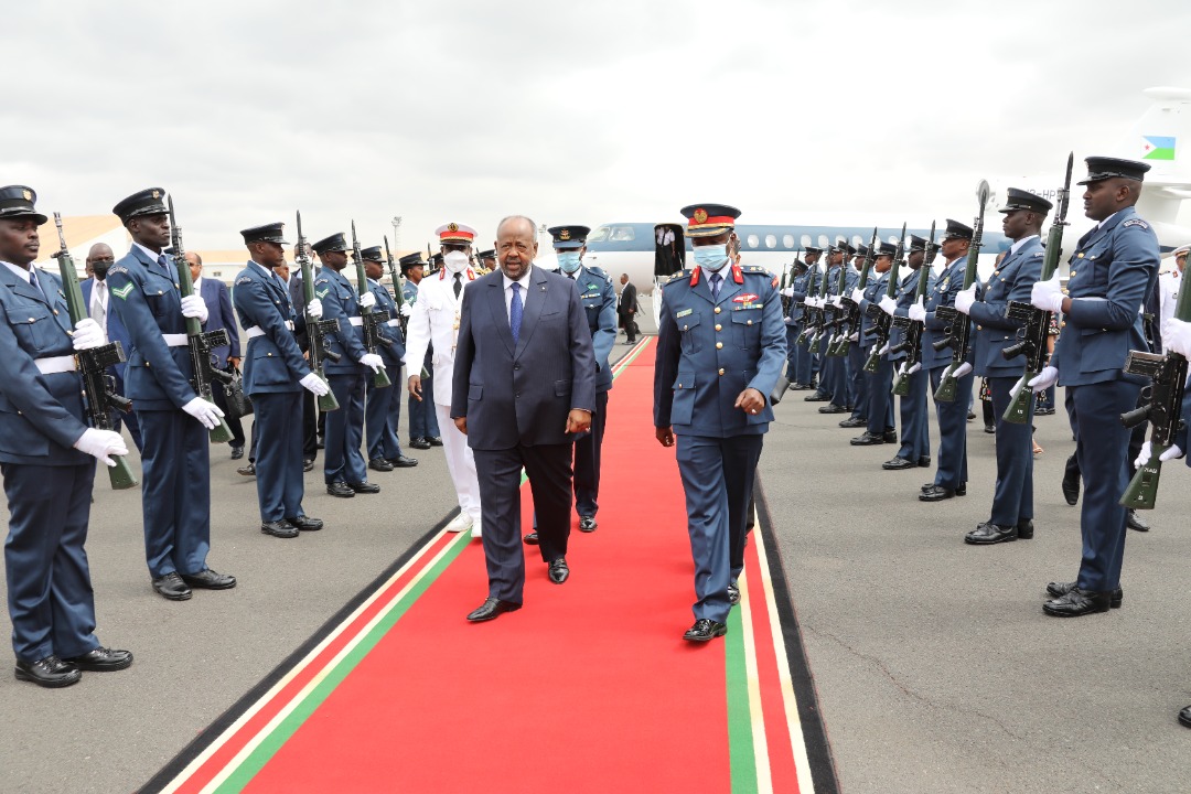 Le Président Guelleh à Nairobi, au Kenya, sommet extraordinaire des Chefs d’Etat et de Gouvernement des Pays de l'IGAD