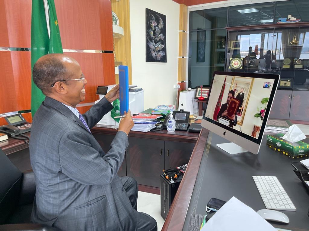 Le chef de la diplomatie djiboutienne et son homologue du Maroc procèdent à la signature d'un accord cadre de coopération