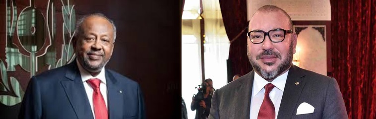 Le Président Guelleh adresse ses félicitations au Roi Mohammed VI pour la Fête nationale du Maroc