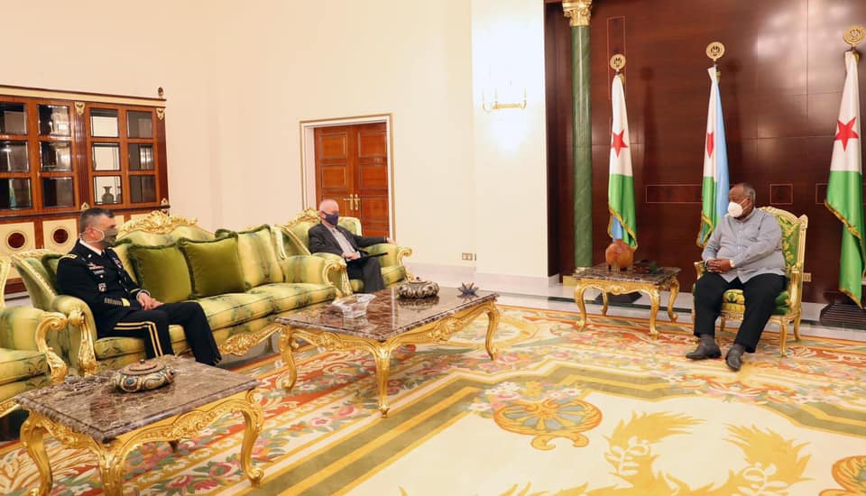 Le Président Guelleh reçoit le chef du commandement des Etats Unis pour l’Afrique (AFRICOM)