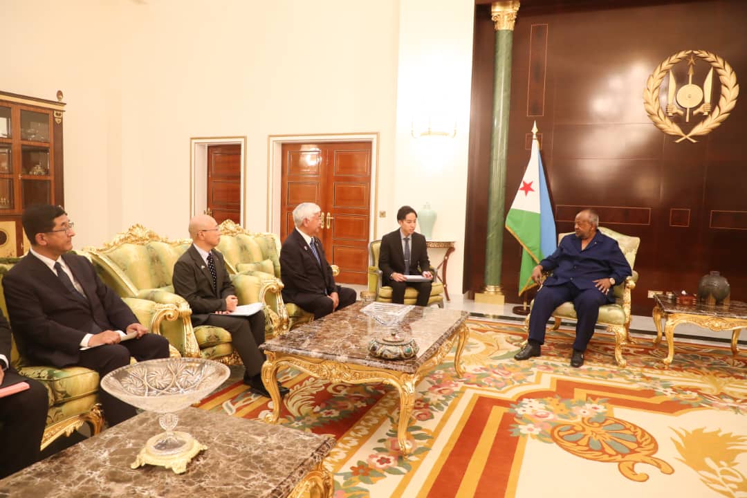 Le Président Guelleh reçoit le ministre japonais de la Défense