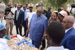 le chef de l'etat preside a douda la celebration de la journee mondiale de l'alimentation