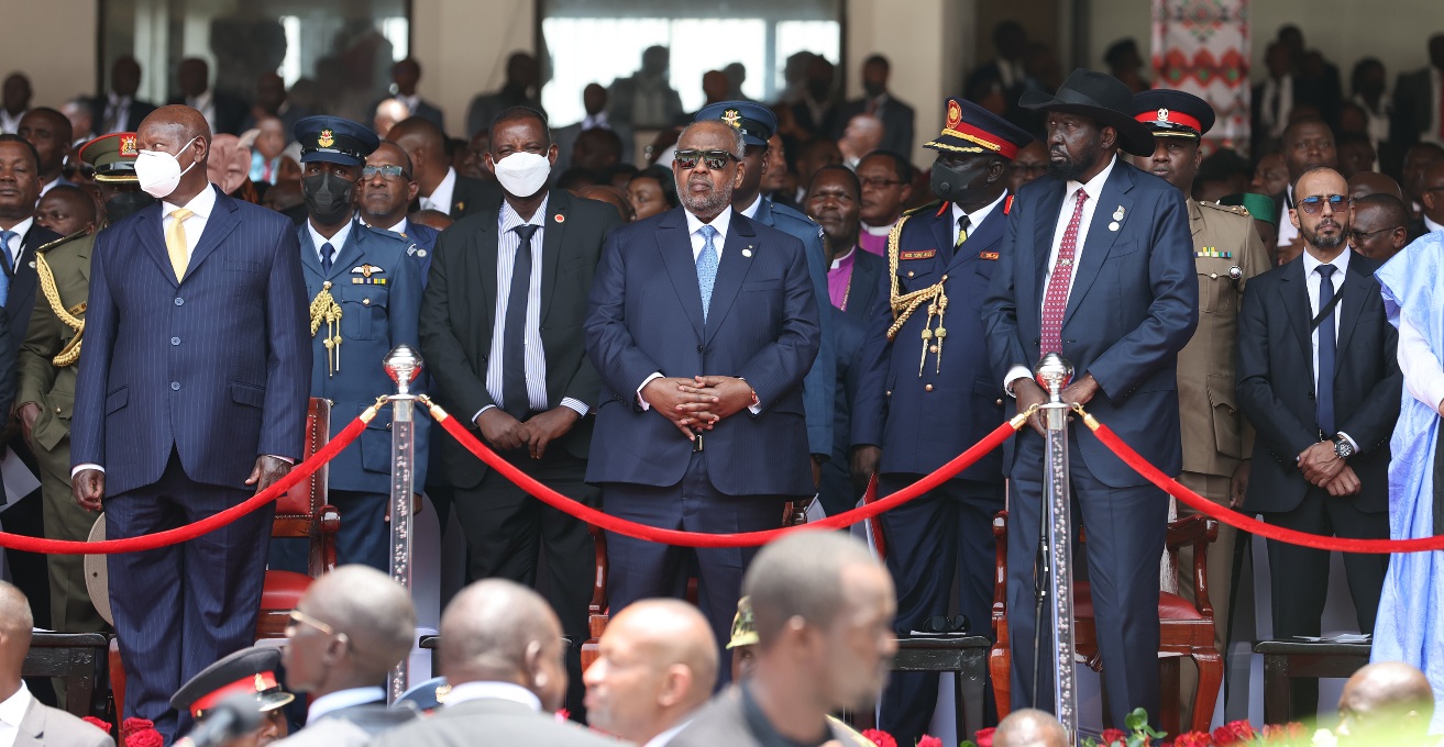 Le Président Guelleh prend part à la cérémonie d’investiture de son nouvel homologue kenyan