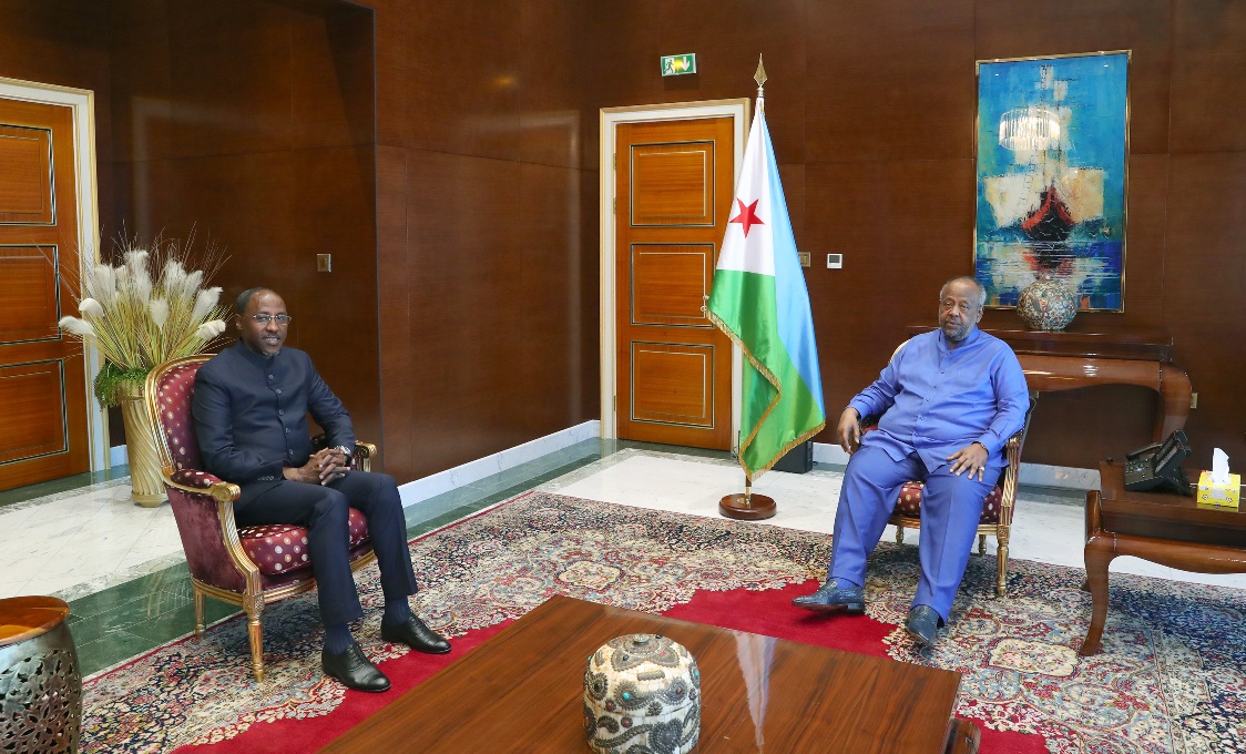 Le Chef de l’Etat reçoit le Représentant spécial du Président somalien pour les pourparlers avec le Somaliland