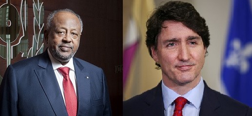 Entretien téléphonique entre le Président de la République et le Premier Ministre canadien