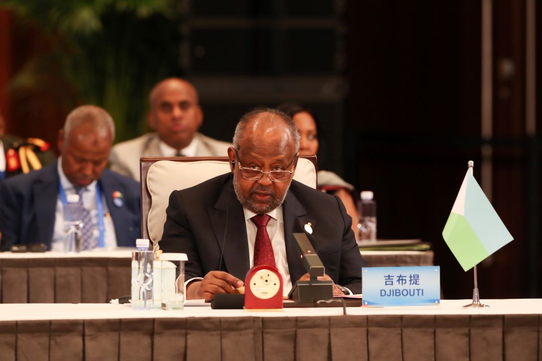 Sommet Chine-Afrique : Le président Guelleh participe à une réunion de haut niveau sur la paix et la sécurité