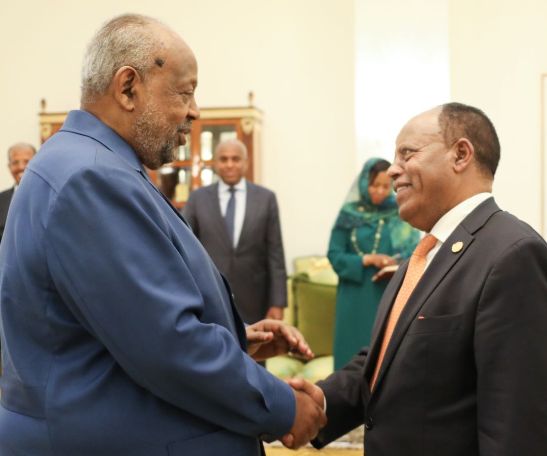 Le Président Guelleh reçoit le nouveau Chef de la diplomatie éthiopienne