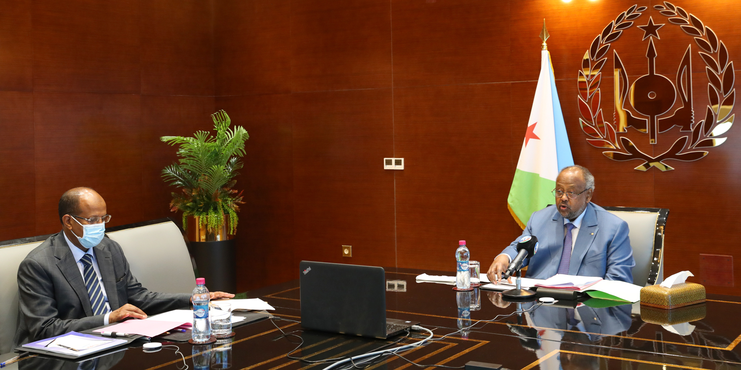 Le Chef de l’Etat participe aux travaux d’un sommet extraordinaire de l’UA par visioconférence
