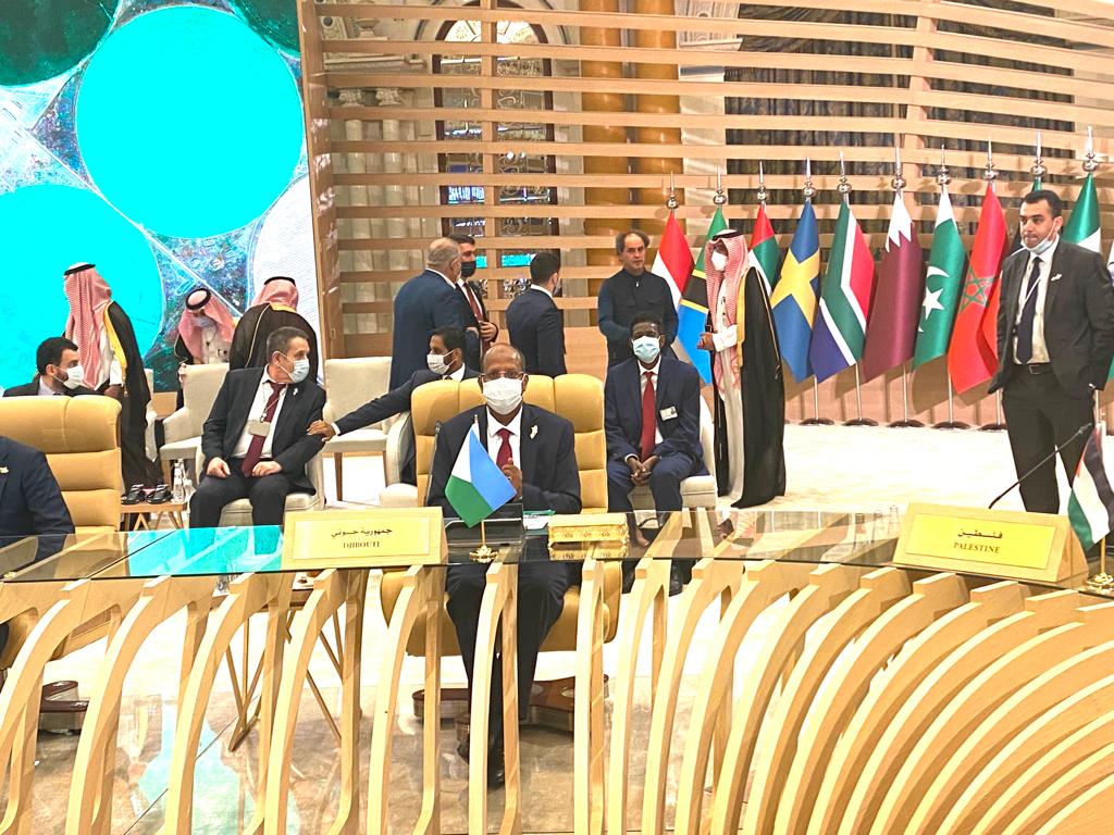 Le chef de la diplomatie djiboutienne à Ryad, en Arabie Saoudite, pour le sommet de l’initiative verte du moyen orient