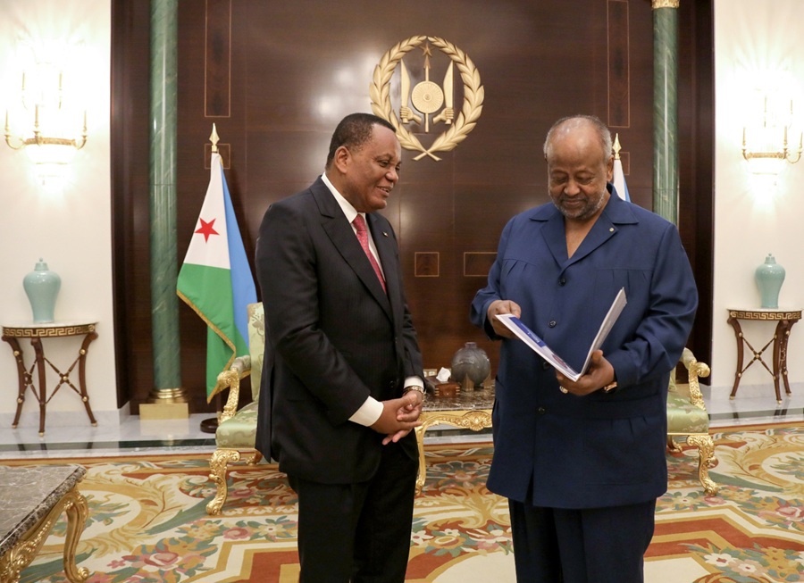 Le Président Guelleh reçoit un émissaire de son homologue congolais