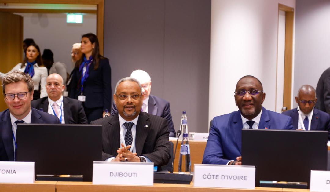 Le ministre djiboutien des Affaires étrangères participe à Bruxelles à la 3e réunion ministérielle UA-UE