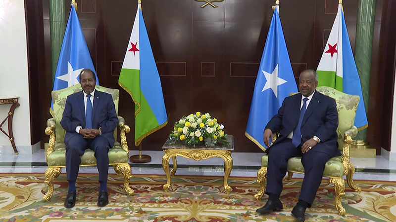 Le Président somalien entame une visite d’Etat de 48 heures à Djibouti