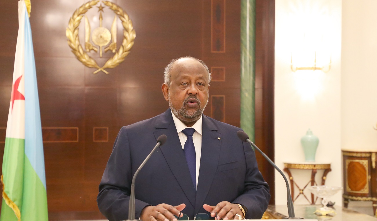 "Nous nous remettons au travail avec la même ardeur et la même envie de voir réussir Djibouti", déclare le président Guelleh après l'annonce de sa victoire au scrutin présidentiel