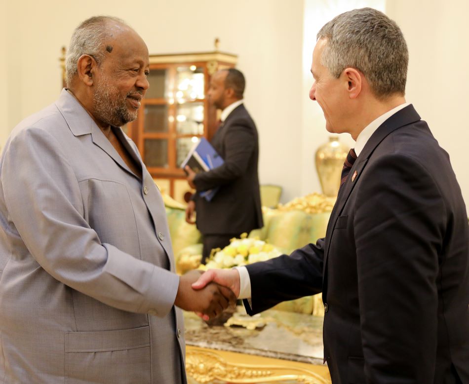 Le Président Guelleh reçoit le Chef de la diplomatie de la Confédération Suisse