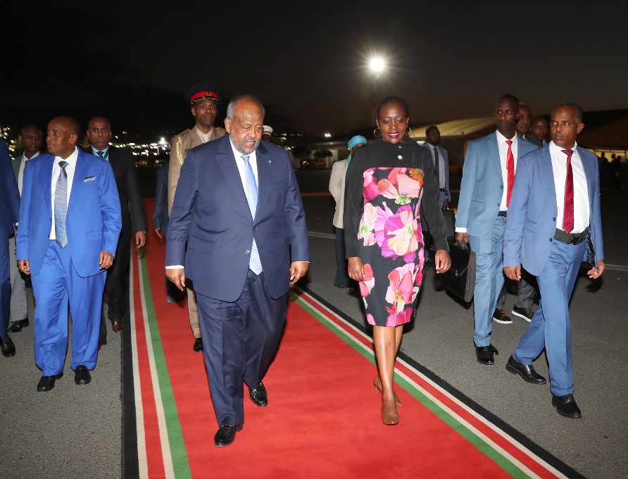Le Président Guelleh à Nairobi, au Kenya, pour un sommet de l’UA sur la Coordination économique