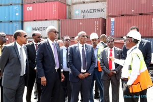 Le président moussa bihi ahmed entame une visite des principales infrastructures économiques de notre pays