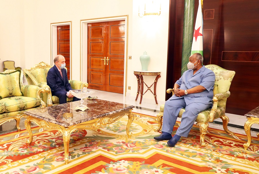 Le Président Guelleh reçoit les lettres de créances du nouvel ambassadeur d’Allemagne à Djibouti